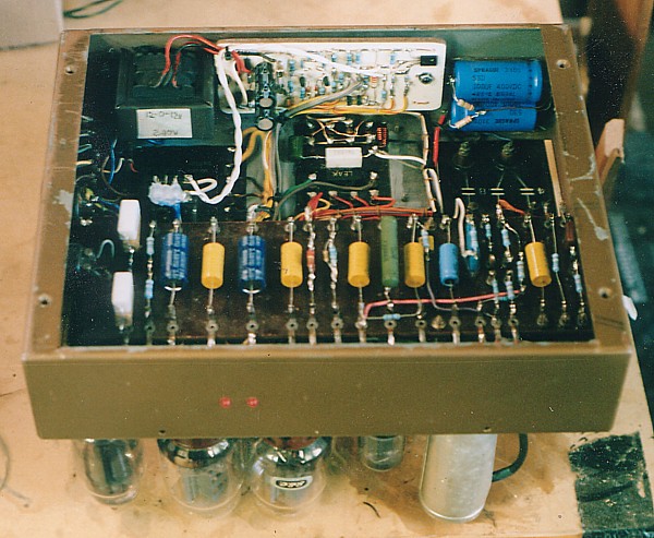 leak mono amp
underchassis wiring, 2005.