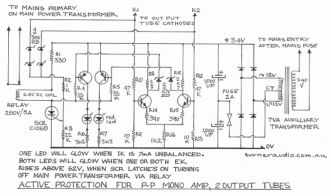 PP amp protection
circuit.